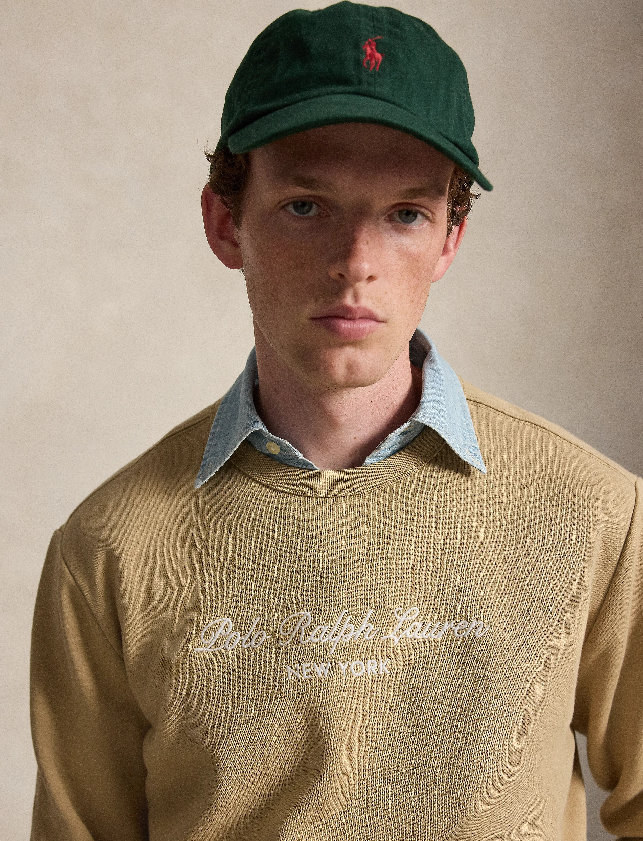 Polo Ralph Lauren - Logo Fleece Sweatshirt - shoppa efter tillfälle - vintage khaki - 4