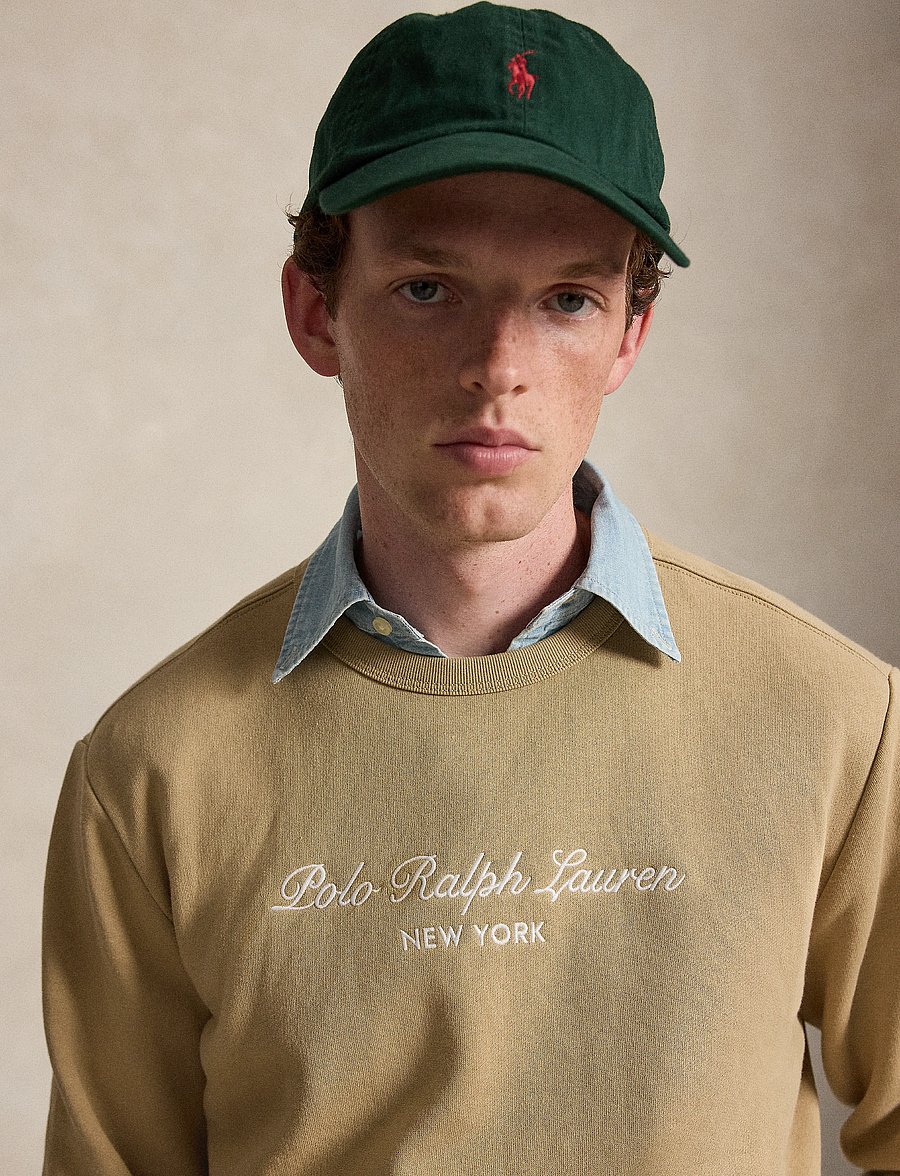 Polo Ralph Lauren - Logo Fleece Sweatshirt - shoppa efter tillfälle - vintage khaki - 4