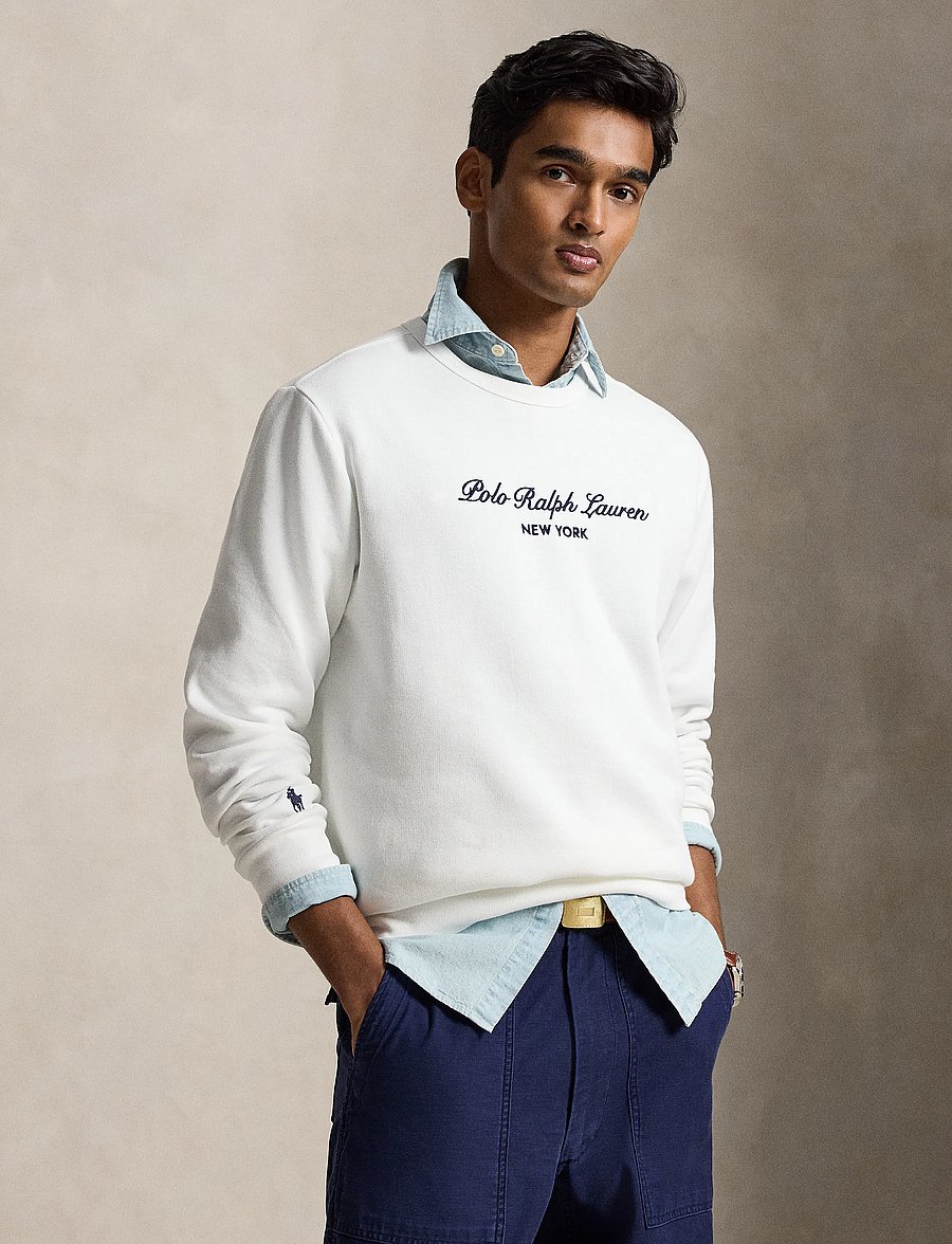 Polo Ralph Lauren - Logo Fleece Sweatshirt - shop by occasion - white - 0