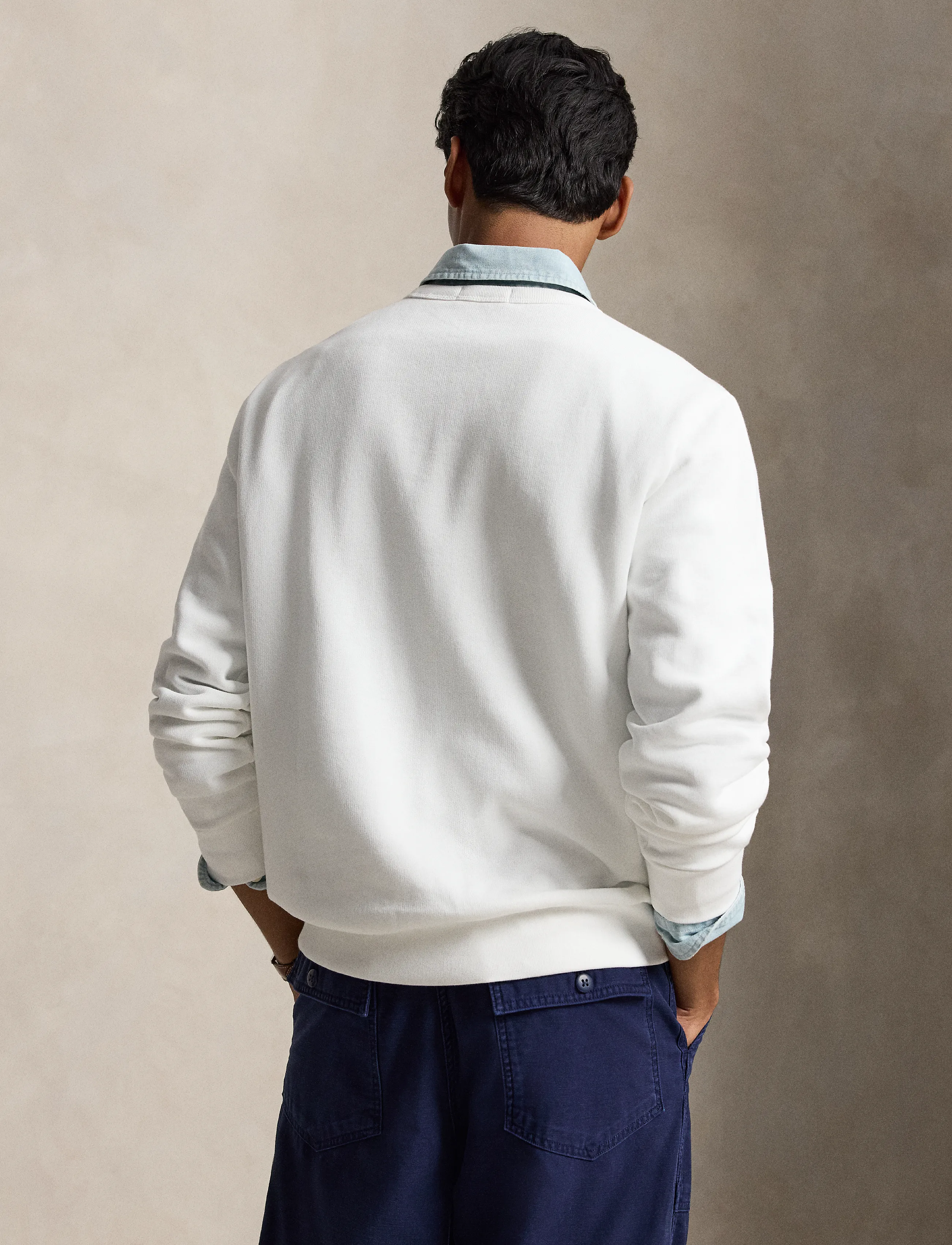 Polo Ralph Lauren - Logo Fleece Sweatshirt - shop by occasion - white - 3