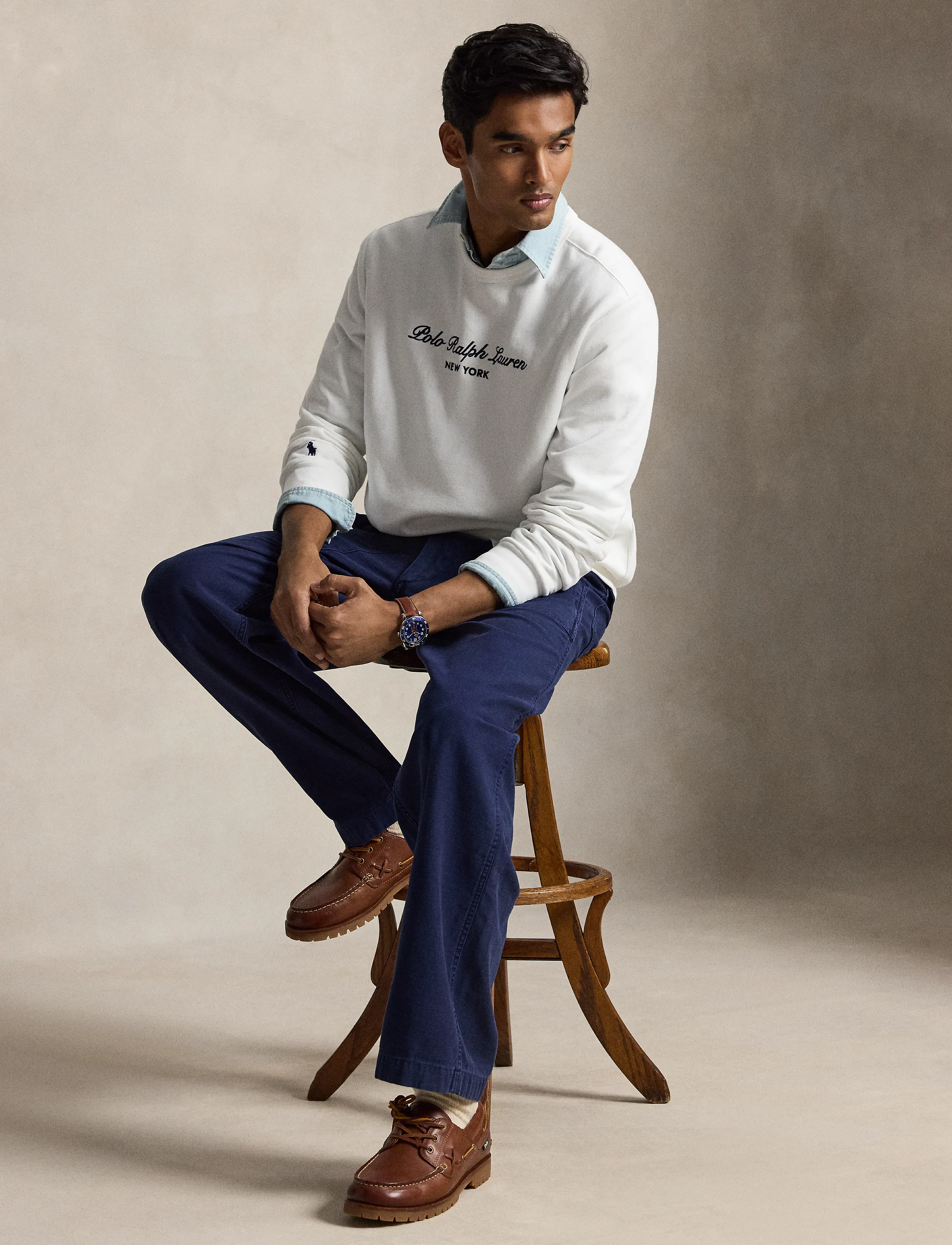 Polo Ralph Lauren - Logo Fleece Sweatshirt - shop by occasion - white - 4
