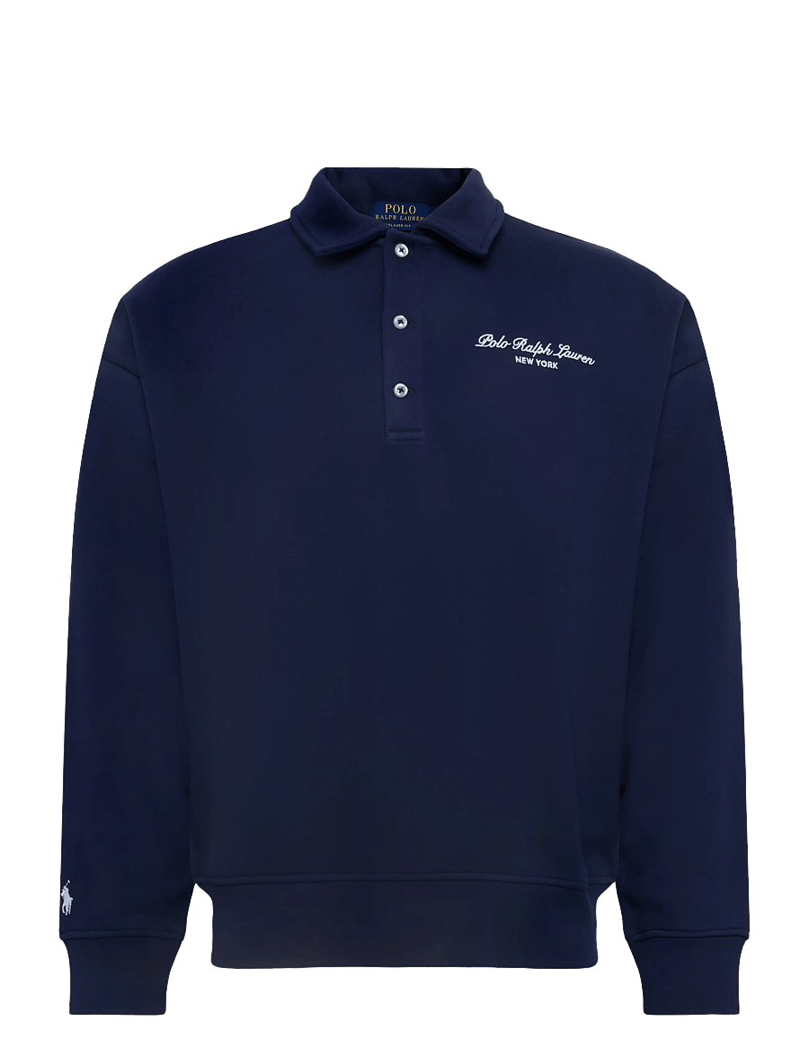 Polo Ralph Lauren - SEASONAL FLEECE-KNT-SWEATSHIRT - poloer i strik med lange ærmer - newport navy - 0