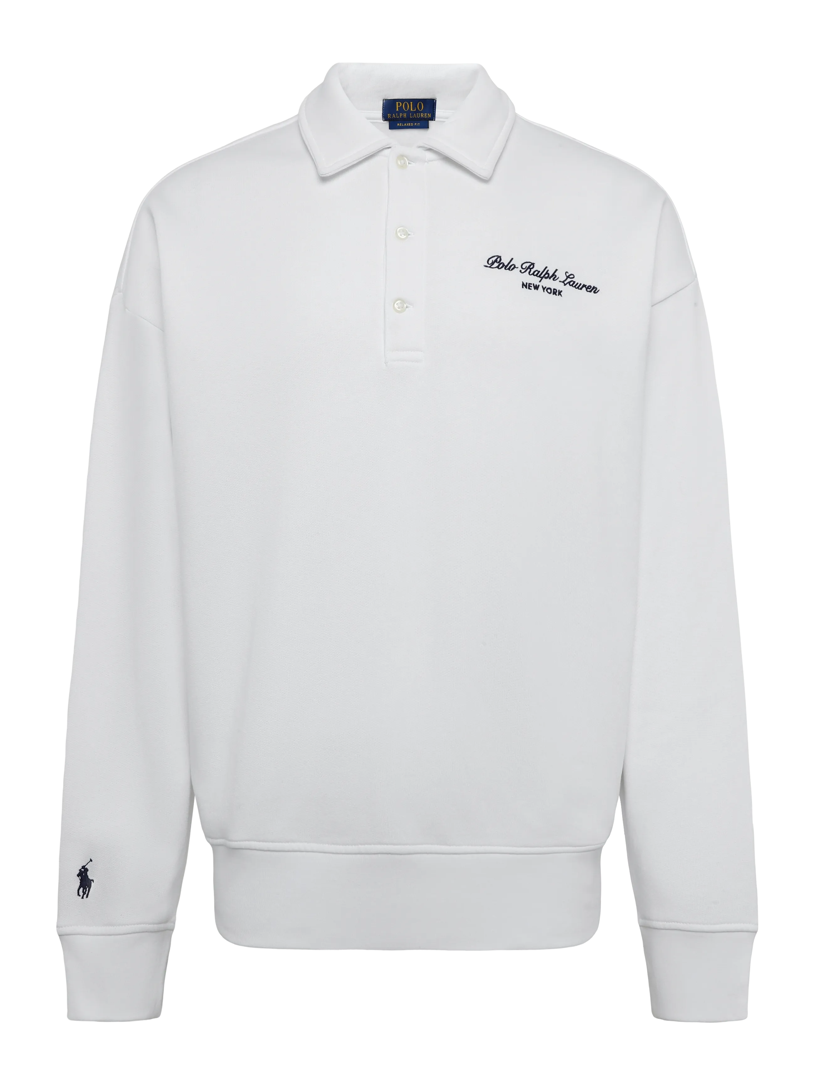 Polo Ralph Lauren SEASONAL FLEECE-KNT-SWEATSHIRT - Inspiration - WHITE / white