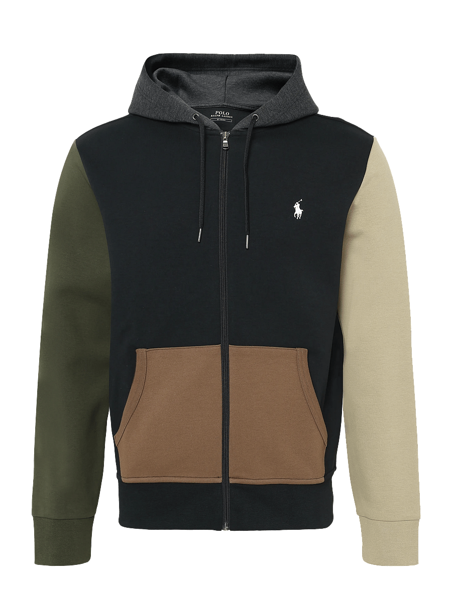 Polo Ralph Lauren - 30/1 DOUBLE KNT CVC-KNT-SWEATSHIRT - hoodies - polo black multi - 0