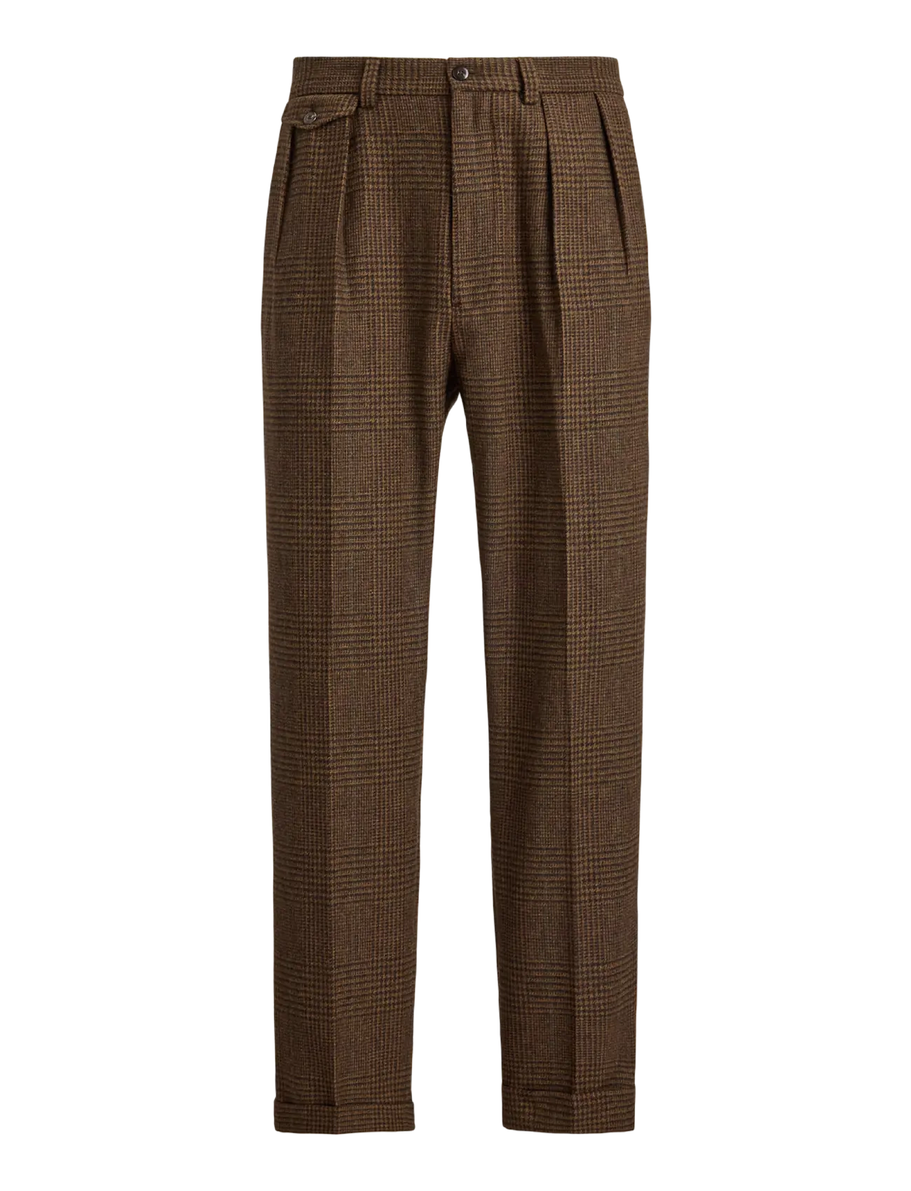 Polo Ralph Lauren - Whitman Relaxed Fit Glen Plaid Pant - casual trousers - york brown glen p - 1