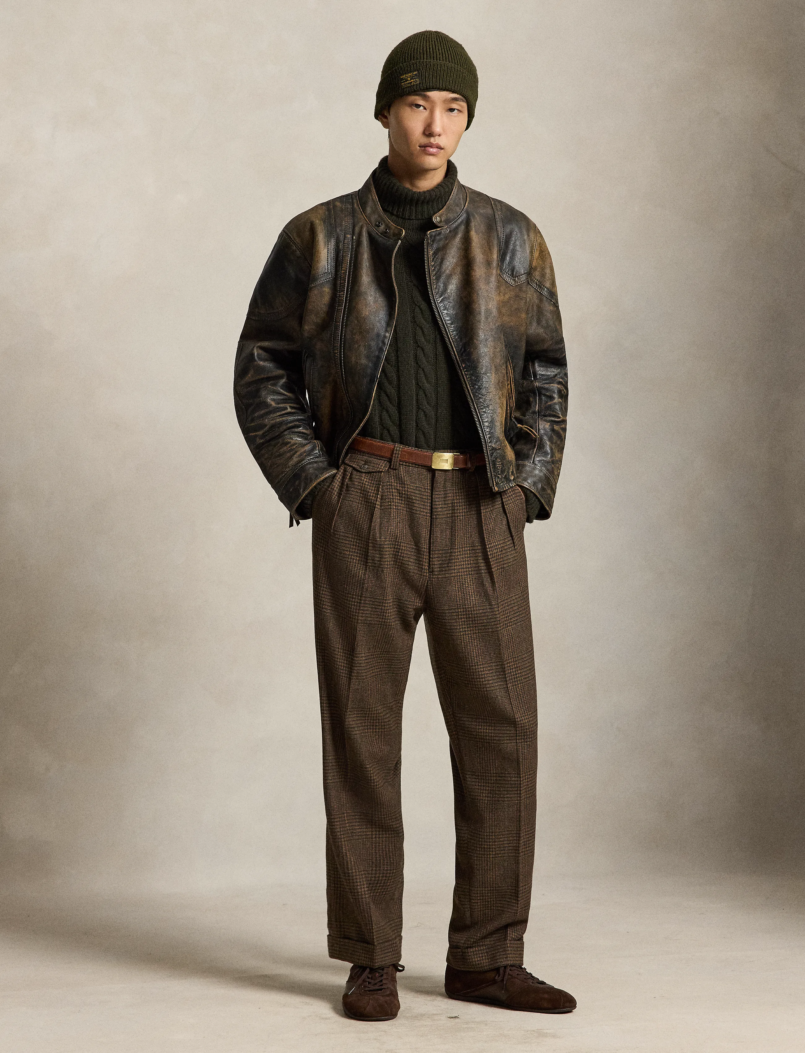 Polo Ralph Lauren Whitman Relaxed Fit Glen Plaid Pant -  - undefined / undefined