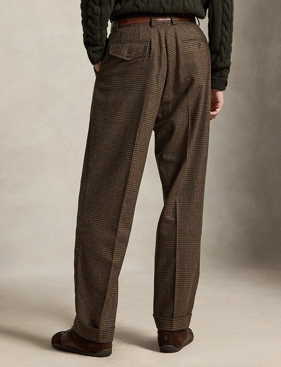 Polo Ralph Lauren - Whitman Relaxed Fit Glen Plaid Pant - casual - york brown glen p - 2