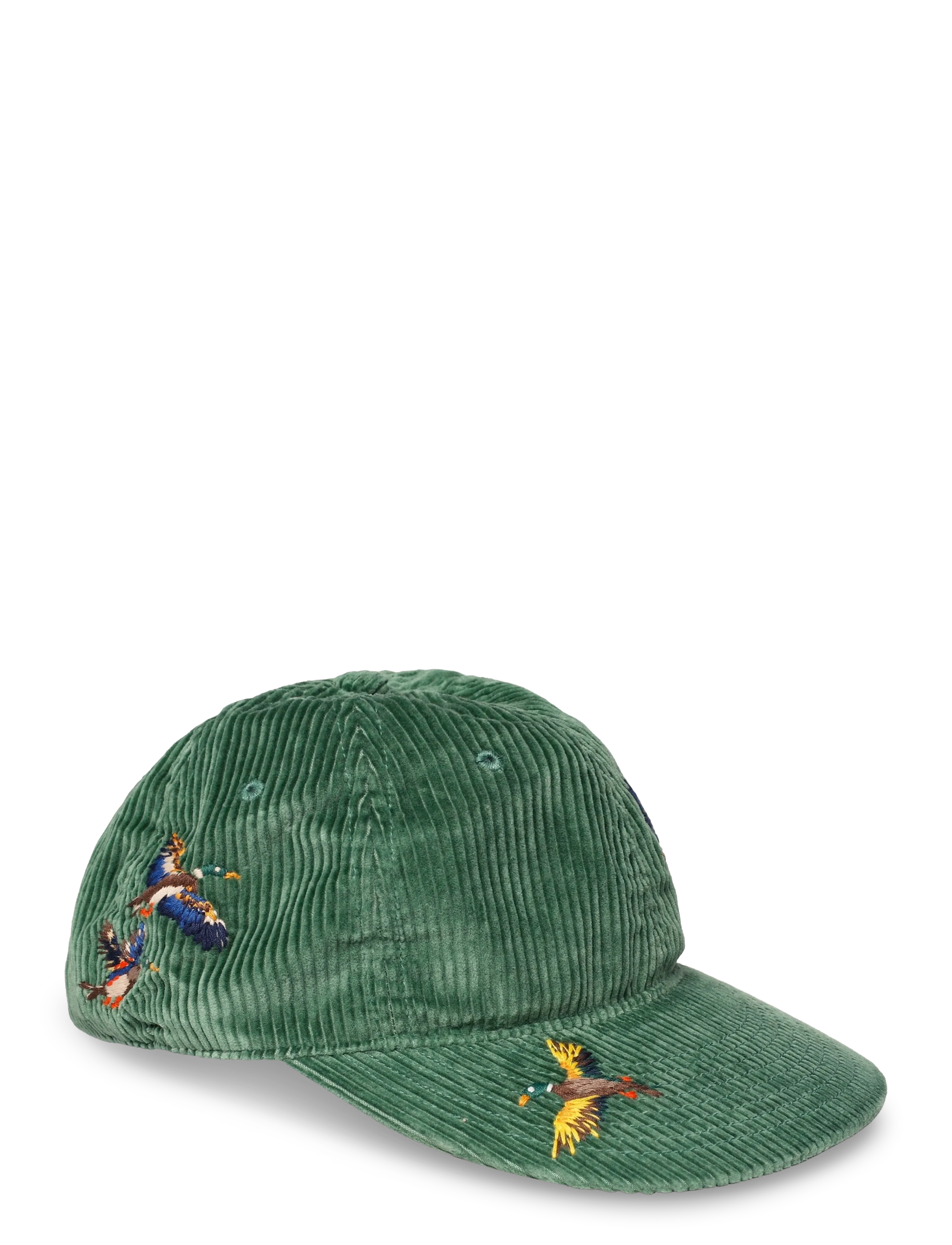 Polo Ralph Lauren Duck-Embroidered Corduroy Ball Cap - Mützen & Caps - MEADOW GREEN / green