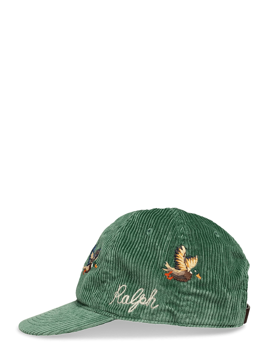 Polo Ralph Lauren - Duck-Embroidered Corduroy Ball Cap - kappen - meadow green - 2