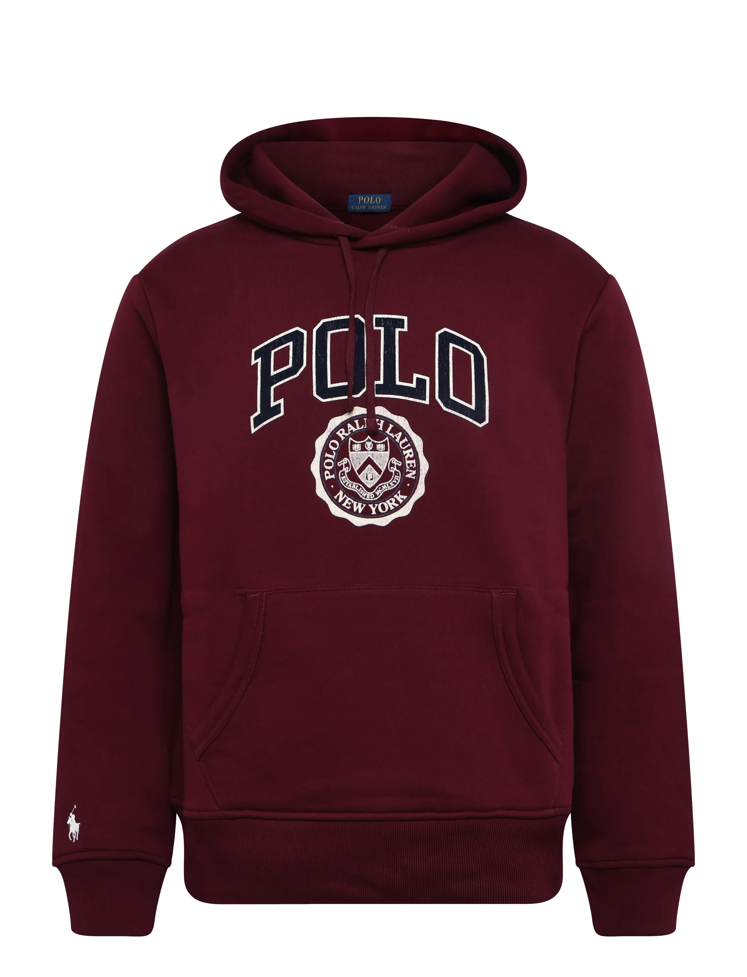 Polo Ralph Lauren SEASONAL FLEECE-KNT-SWEATSHIRT - Kapuzenpullover - CLASSIC WINE / burgundy