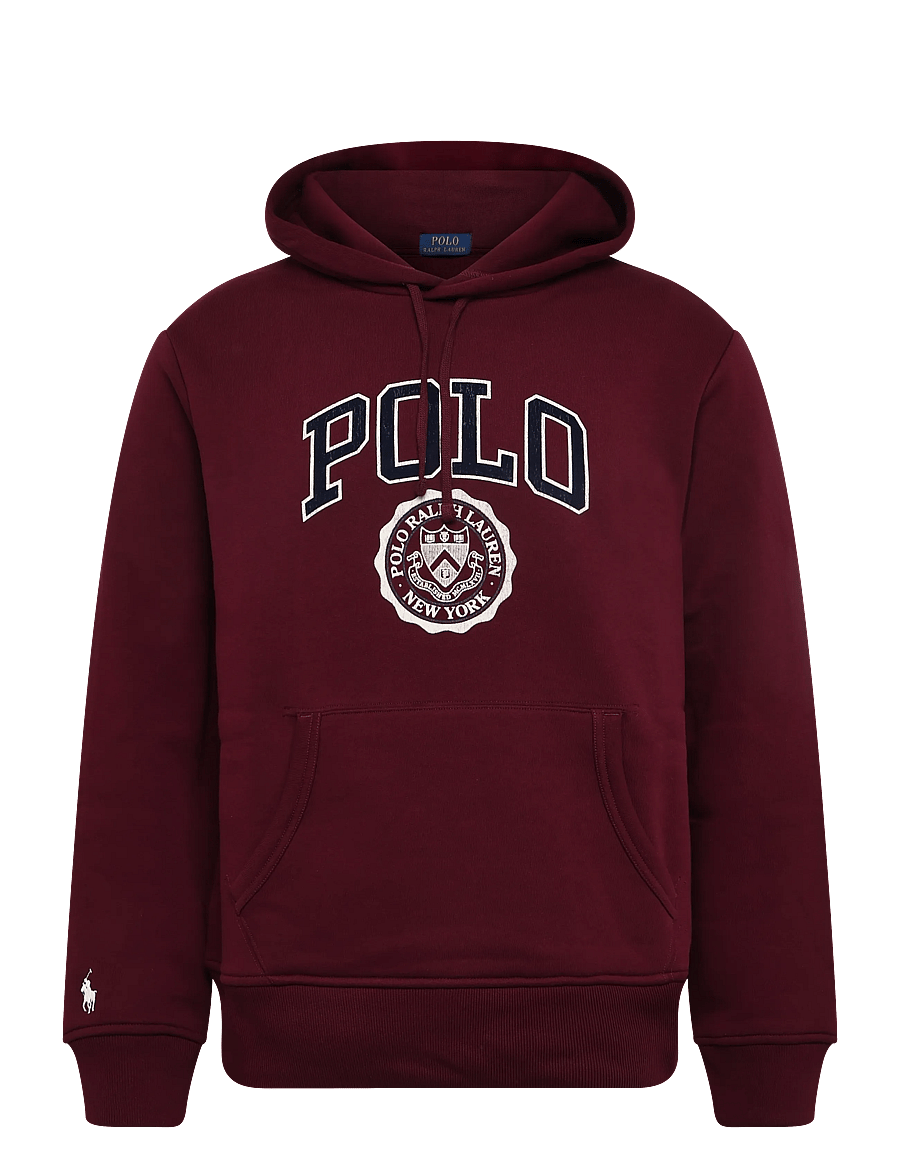 Polo Ralph Lauren - SEASONAL FLEECE-KNT-SWEATSHIRT - teddy sweaters - classic wine - 0