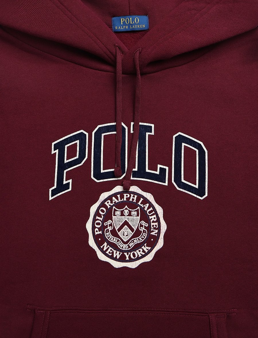 Polo Ralph Lauren - SEASONAL FLEECE-KNT-SWEATSHIRT - teddy sweaters - classic wine - 2