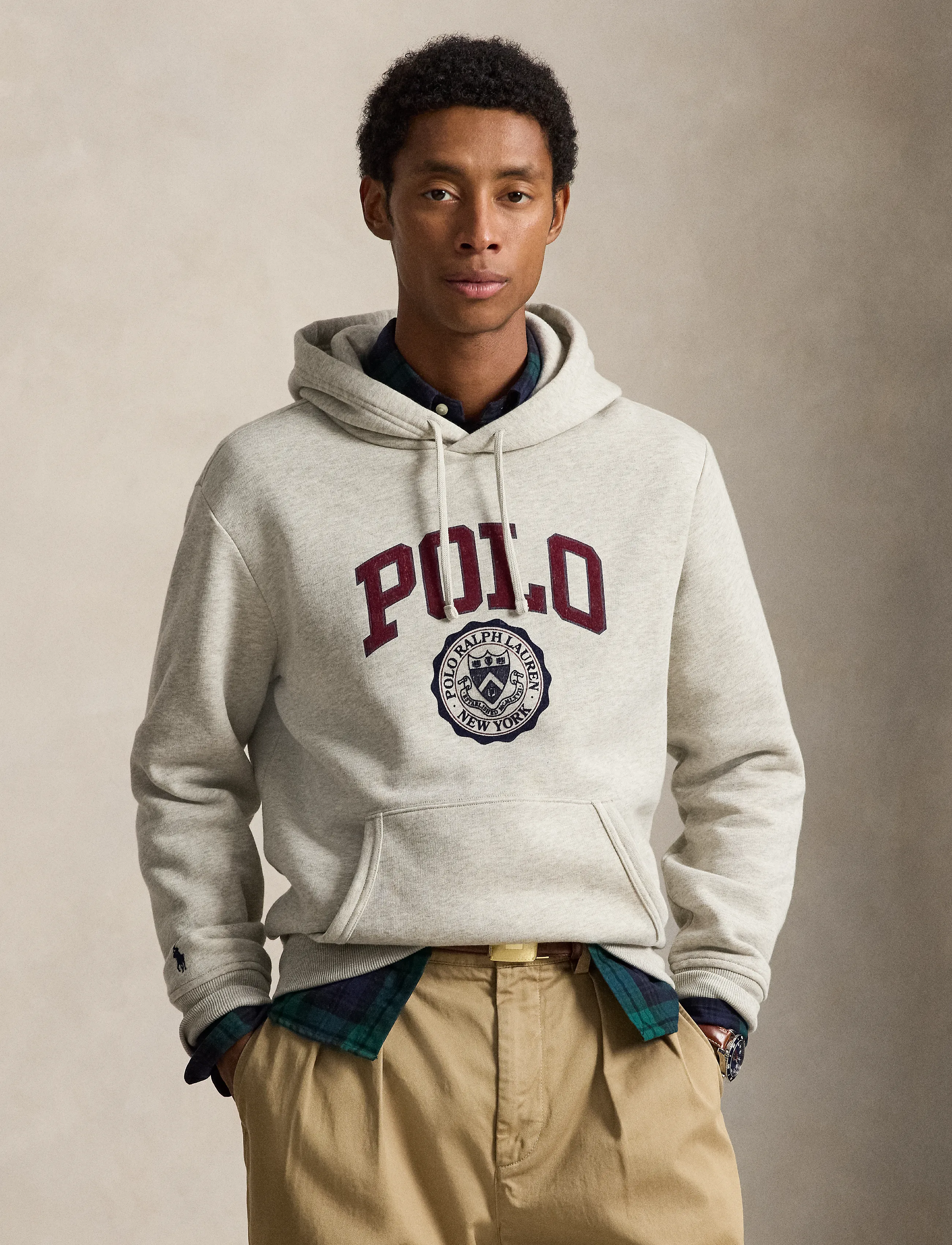 Polo Ralph Lauren Logo Fleece Hoodie - Teddy sweaters - LT SPORT HEATHER / grey