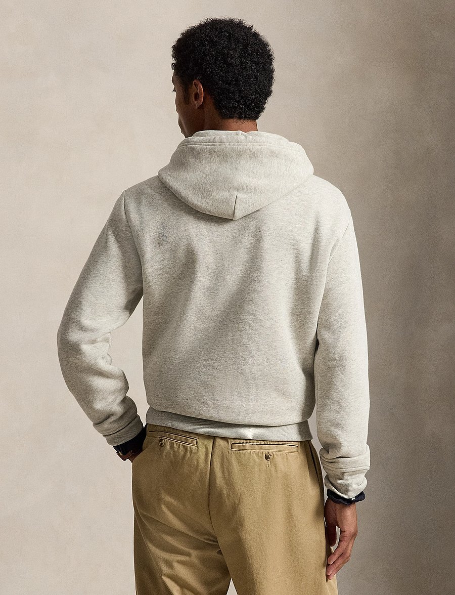 Polo Ralph Lauren - Logo Fleece Hoodie - hættetrøjer - lt sport heather - 4
