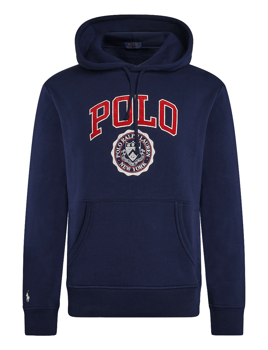 Polo Ralph Lauren - Logo Fleece Hoodie - kapuutsiga pusad - newport navy - 1