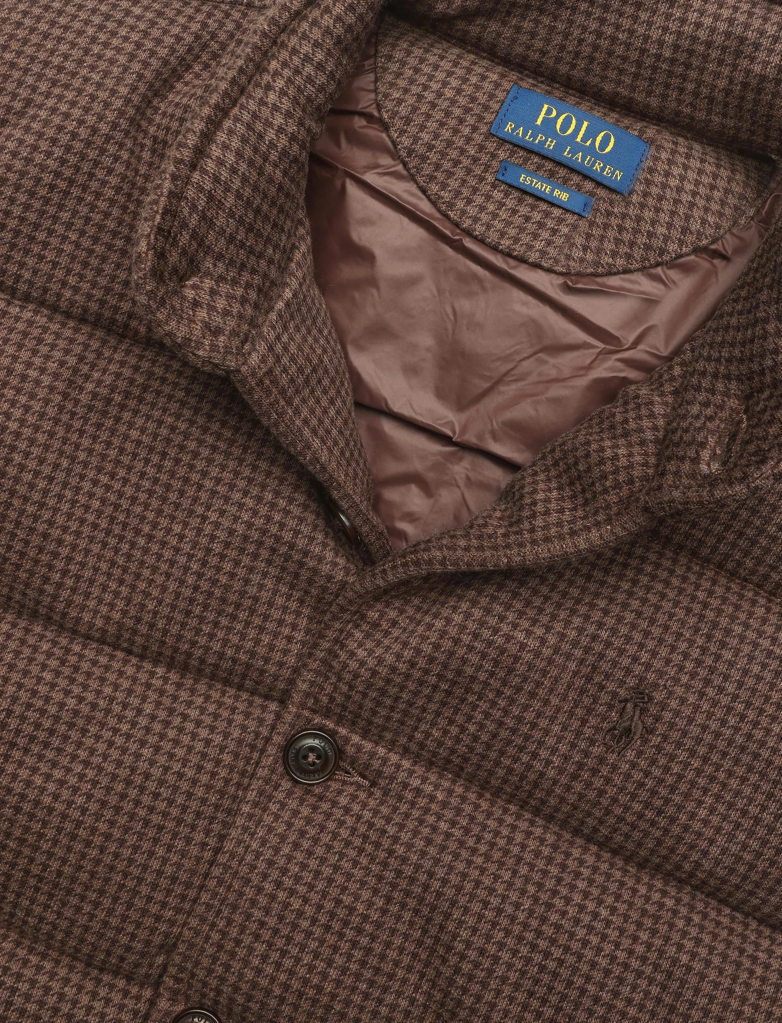 Polo Ralph Lauren - 40/1 DBL KNIT JACQ-KNT-SHIRT - vests - ntmeg brwn hthr-d - 3