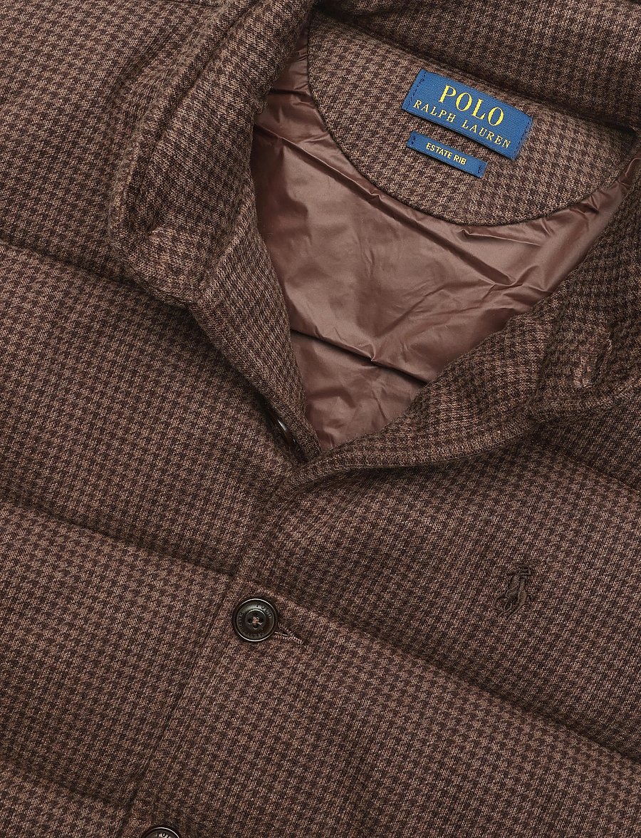 Polo Ralph Lauren - 40/1 DBL KNIT JACQ-KNT-SHIRT - vests - ntmeg brwn hthr-d - 3