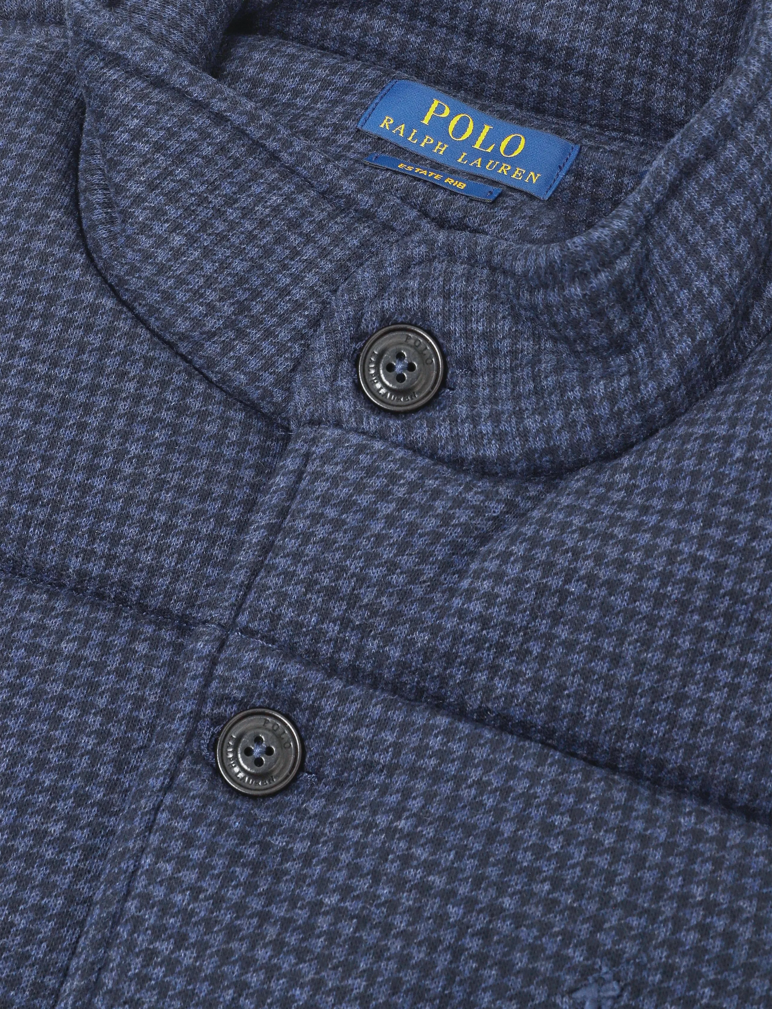 Polo Ralph Lauren - 40/1 DBL KNIT JACQ-KNT-SHIRT - wntr nvy hthr-dog - 2