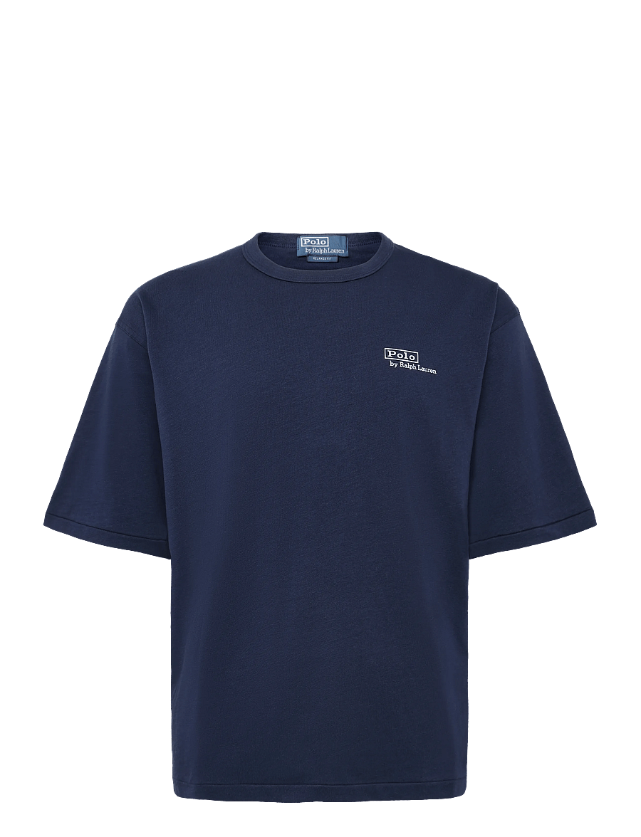 Polo Ralph Lauren - 20/1 UNEVEN JERSEY-KNT-T-SHIRT - kurzärmelige t-shirts - cruise navy - 0