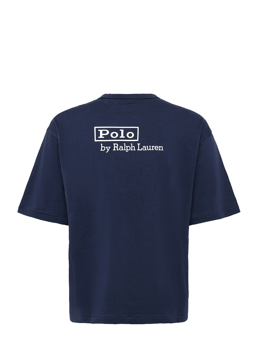 Polo Ralph Lauren - 20/1 UNEVEN JERSEY-KNT-T-SHIRT - kurzärmelige t-shirts - cruise navy - 1