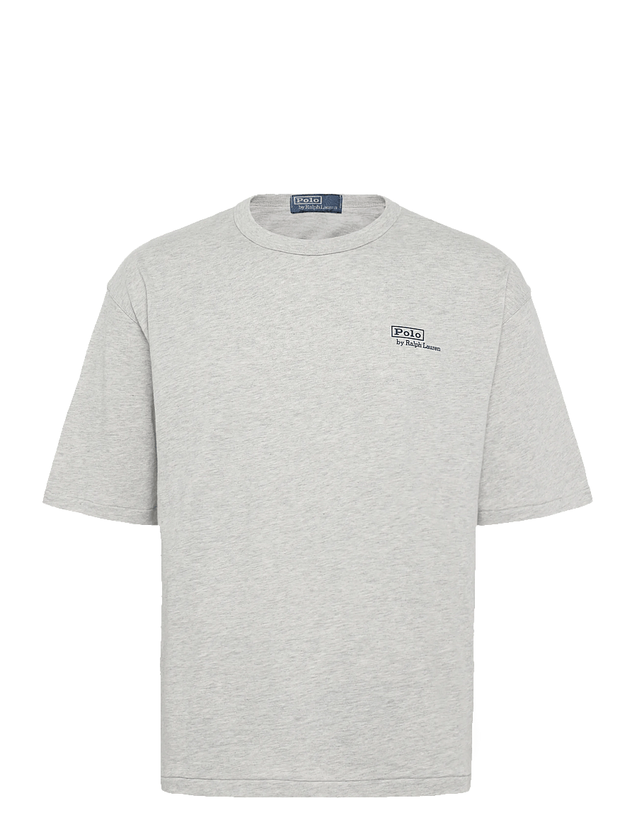 Polo Ralph Lauren - 20/1 UNEVEN JERSEY-KNT-T-SHIRT - kurzärmelige t-shirts - lt sport heather - 0