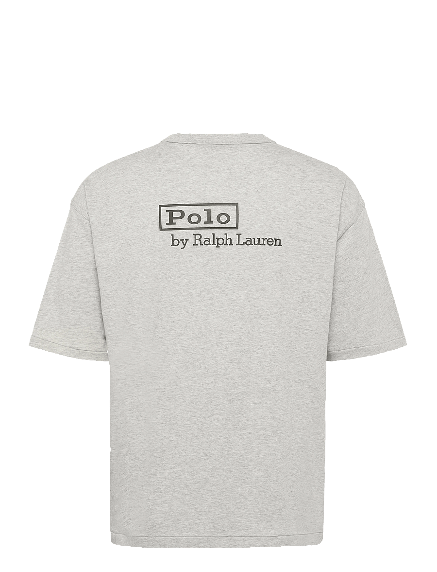 Polo Ralph Lauren - 20/1 UNEVEN JERSEY-KNT-T-SHIRT - kurzärmelige t-shirts - lt sport heather - 1