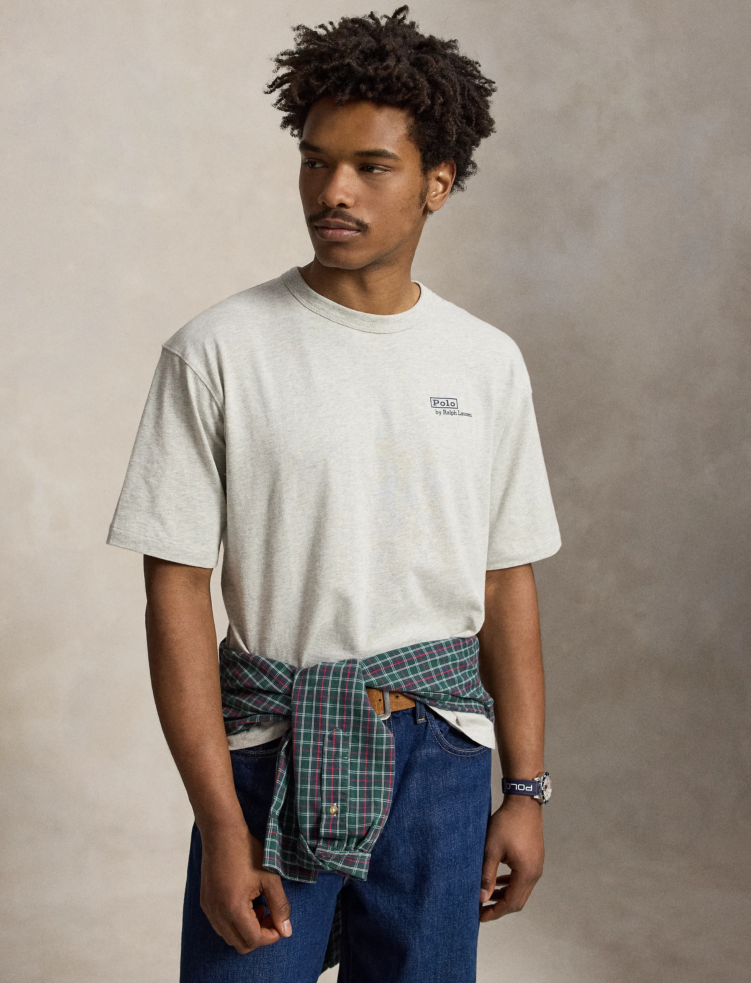 Polo Ralph Lauren Relaxed Fit Logo Jersey T-Shirt - T-shirts - LT SPORT HEATHER / grey