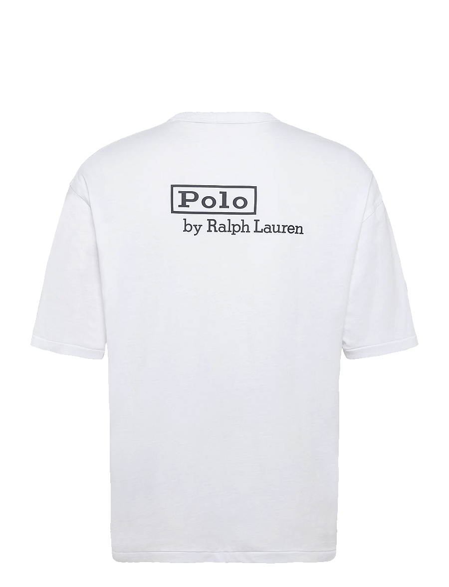 Polo Ralph Lauren - 20/1 UNEVEN JERSEY-KNT-T-SHIRT - kurzärmelige t-shirts - white - 1