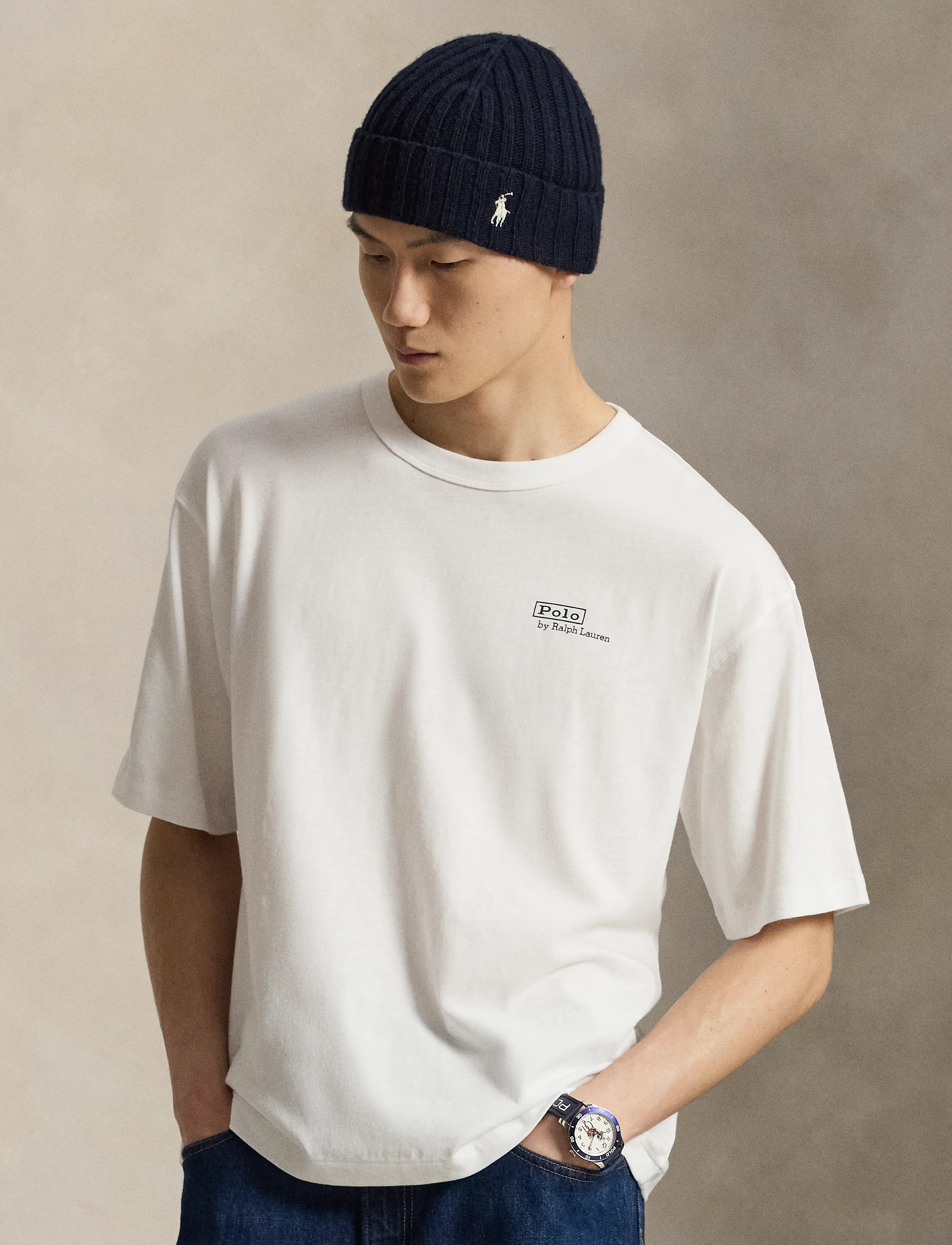 Polo Ralph Lauren Relaxed Fit Logo Jersey T-Shirt - T-shirts - WHITE / white