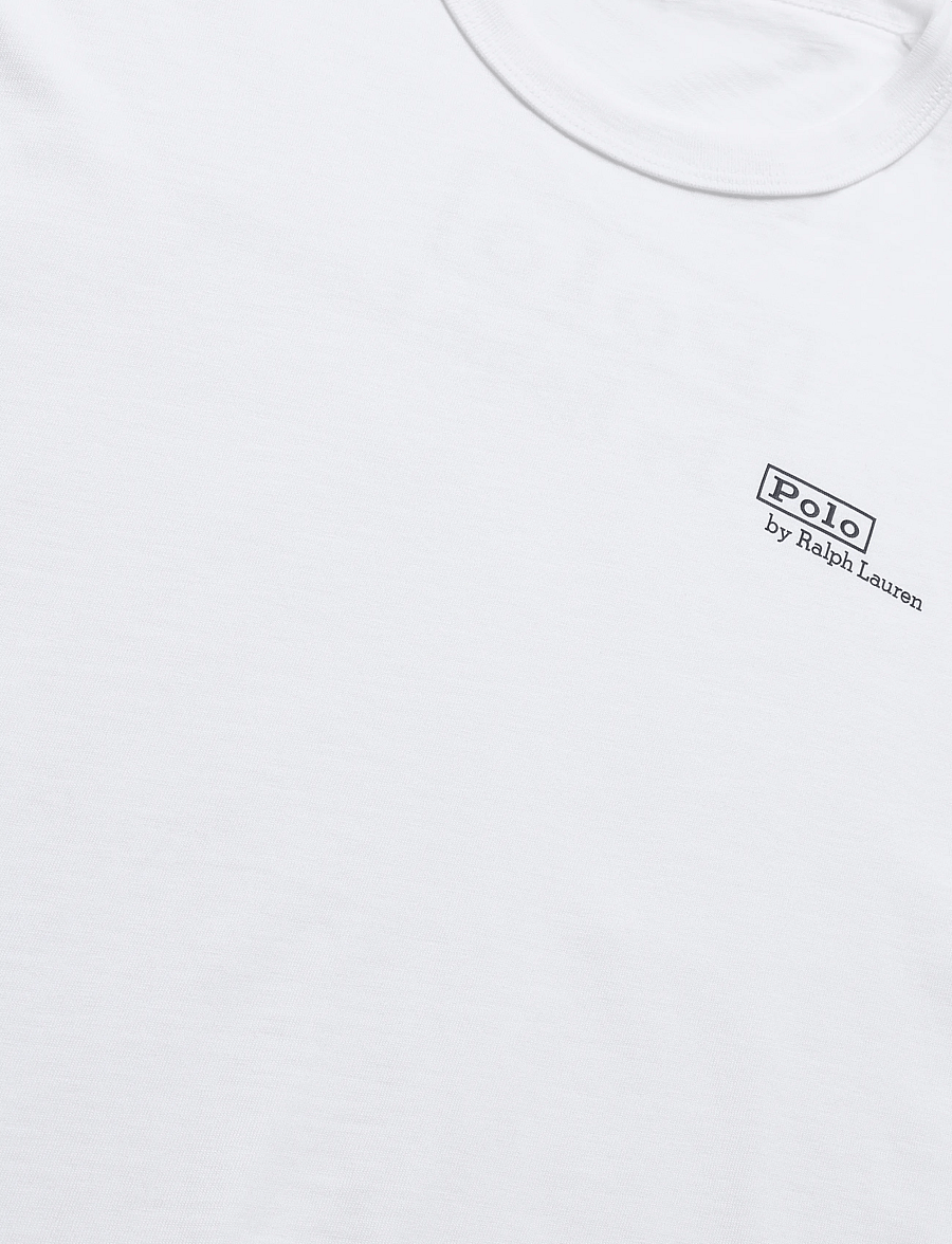 Polo Ralph Lauren - 20/1 UNEVEN JERSEY-KNT-T-SHIRT - kurzärmelige t-shirts - white - 2