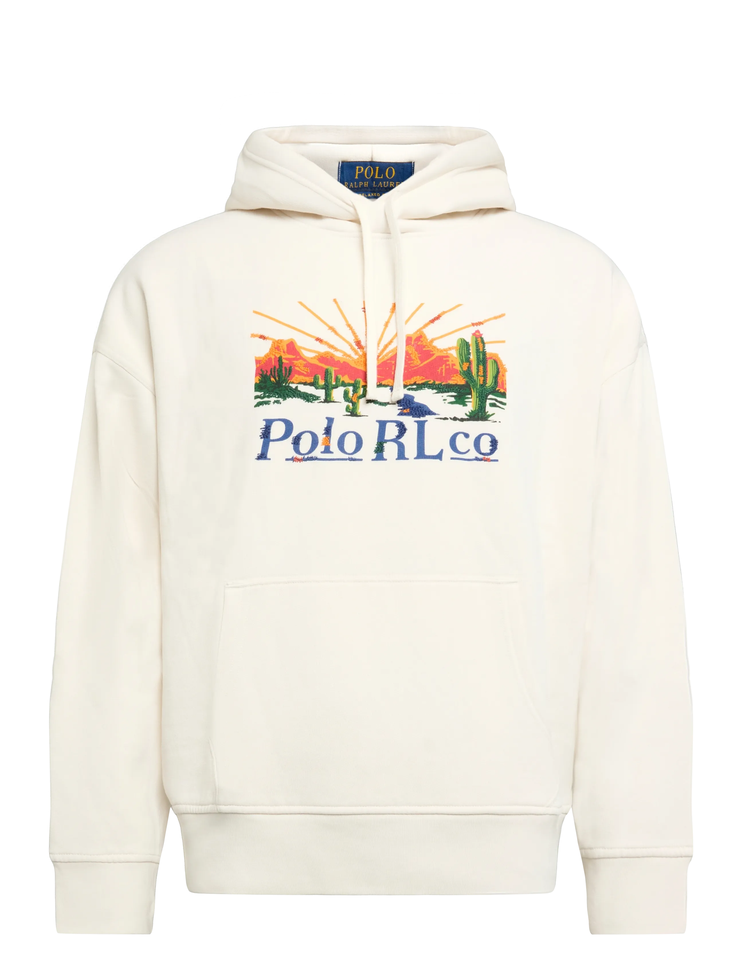 Polo Ralph Lauren Relaxed Fit Fleece Graphic Hoodie - Shop efter anledning - NEVIS / cream