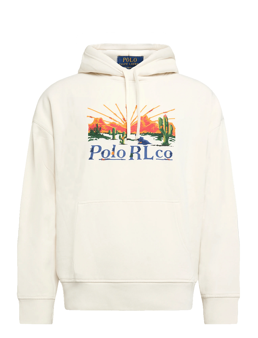 Polo Ralph Lauren - Relaxed Fit Fleece Graphic Hoodie - hoodies - nevis - 0