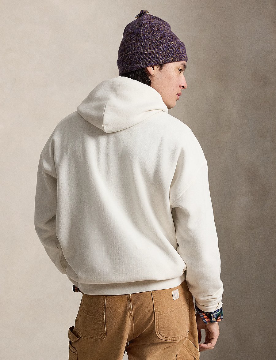 Polo Ralph Lauren - Relaxed Fit Fleece Graphic Hoodie - kapuutsiga pusad - nevis - 3