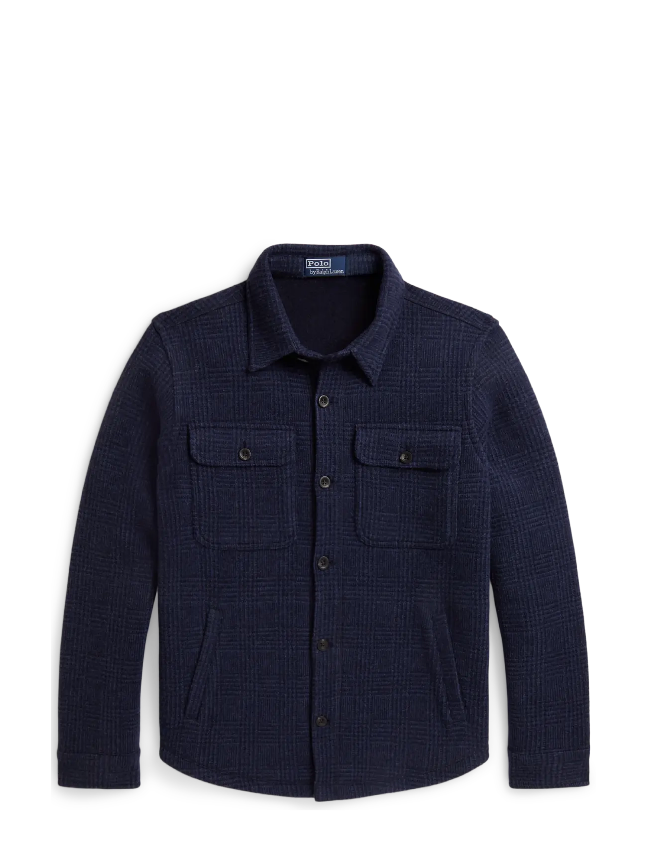 Polo Ralph Lauren Plaid Wool-Blend Overshirt, M, Navy, Jakker > Lette Jakker, Herre