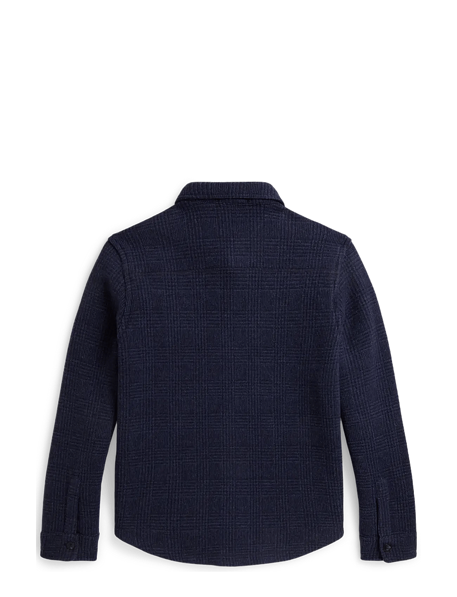 Polo Ralph Lauren - Plaid Wool-Blend Overshirt - leichte jacken - navy - 1
