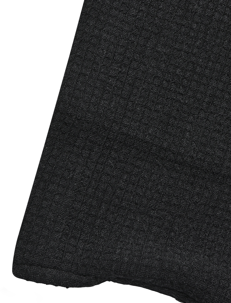 Polo Ralph Lauren - Waffle-Knit Camp Shirt - basic skjortor - blk heather - 3