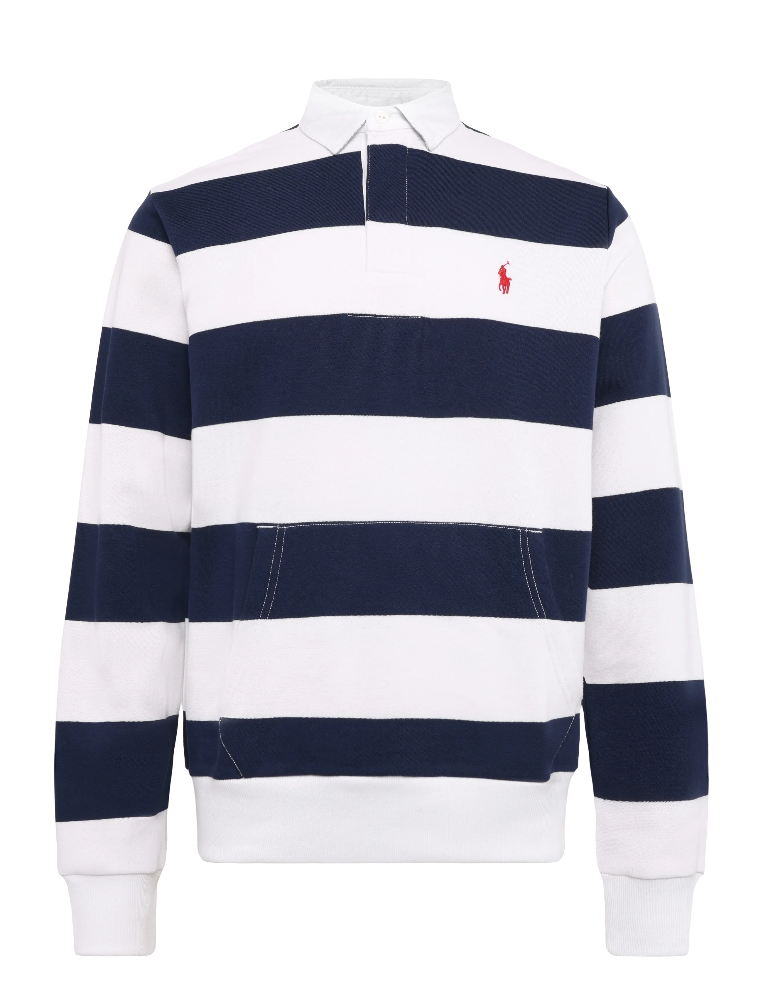 Polo Ralph Lauren SEASONAL FLEECE-KNT-PULLOVER - Teddypuserot - NEWPORT NAVY/WHIT / navy