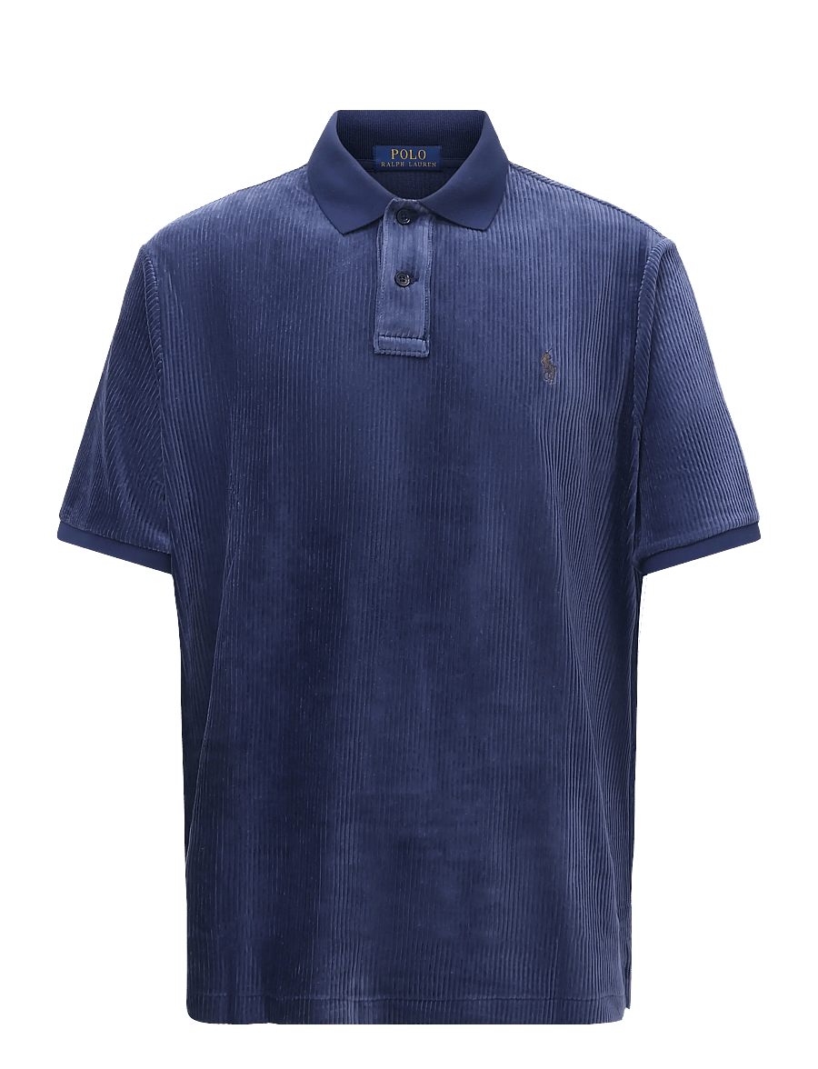 Polo Ralph Lauren - Classic Fit Knit Corduroy Polo Shirt - newport navy - 1