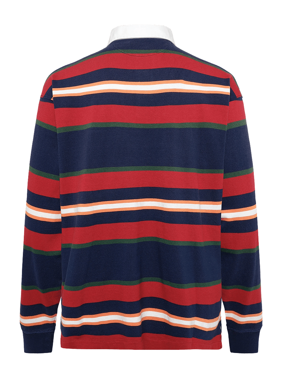 Polo Ralph Lauren - Big Fit Striped Jersey Rugby Shirt - langærmede poloer - newport navy mult - 2
