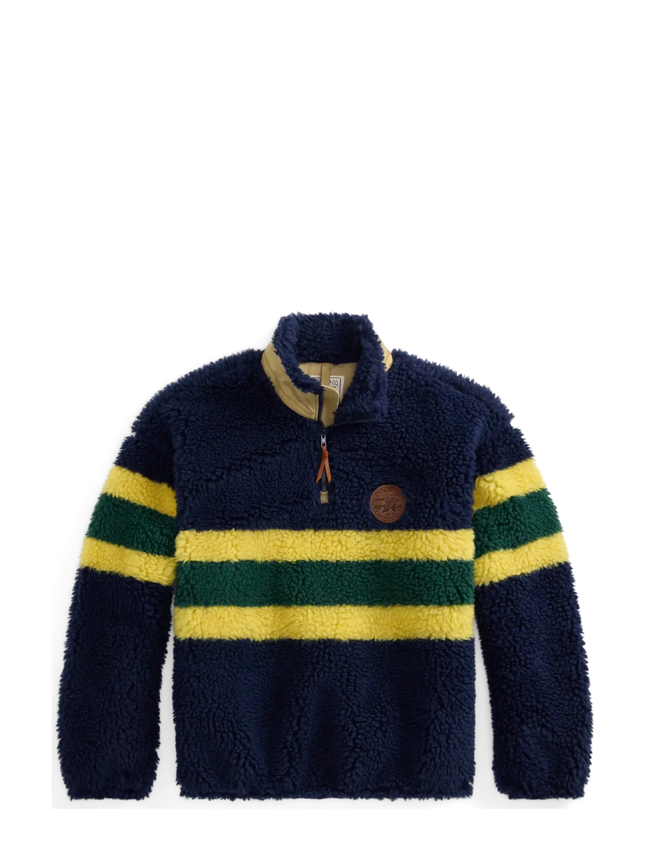 Polo Ralph Lauren - Striped Pile Fleece Pullover - cruise navy multi - 1