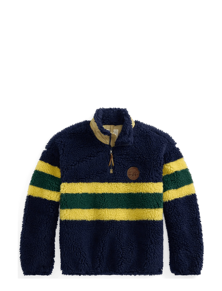 Polo Ralph Lauren - Striped Pile Fleece Pullover - cruise navy multi - 1