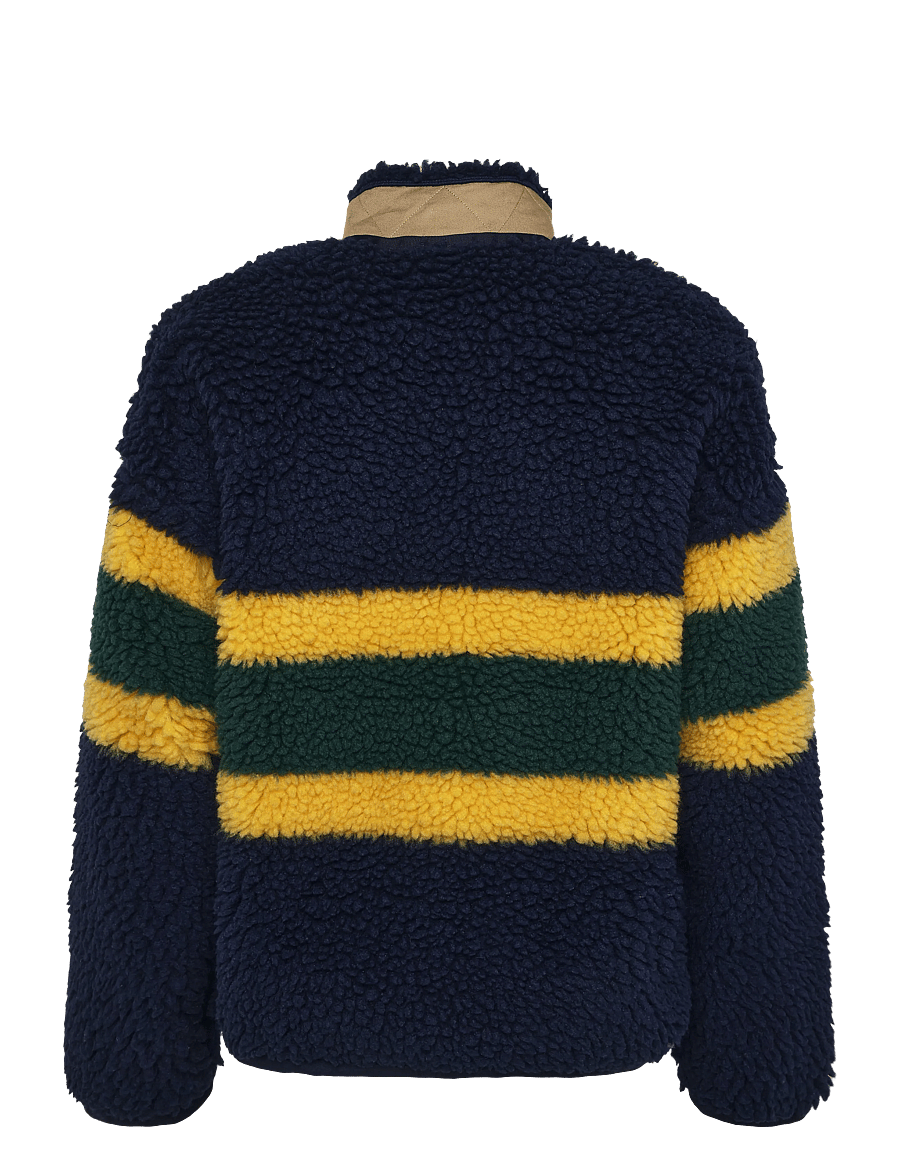 Polo Ralph Lauren - Striped Pile Fleece Pullover - fleecetrøjer - cruise navy multi - 2