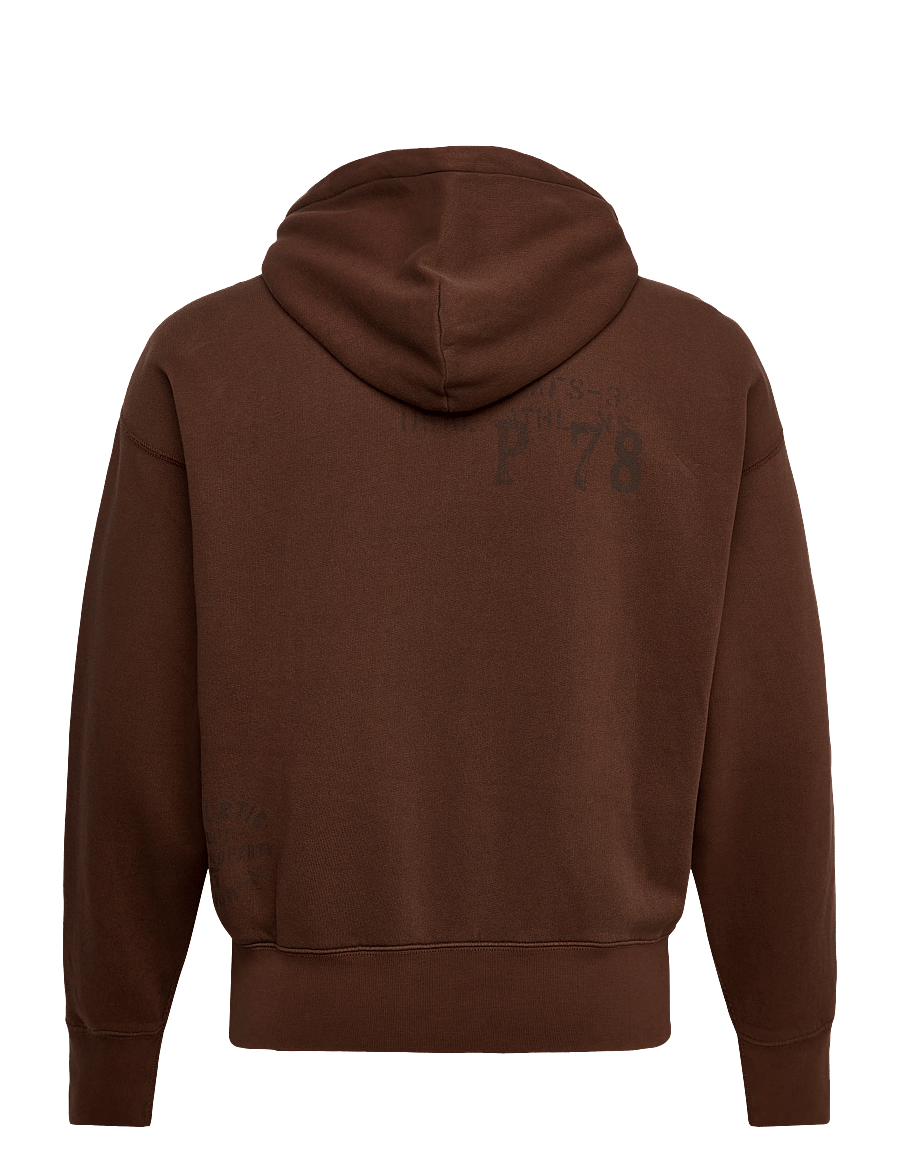 Polo Ralph Lauren - Vintage Fit Fleece Graphic Hoodie - fleece-pullover - court brown - 3