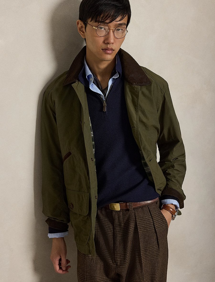 Polo Ralph Lauren - Washable Wool Polo-Collar Sweater - tõmblukk-kaelusega dressipluusid - hunter navy - 4