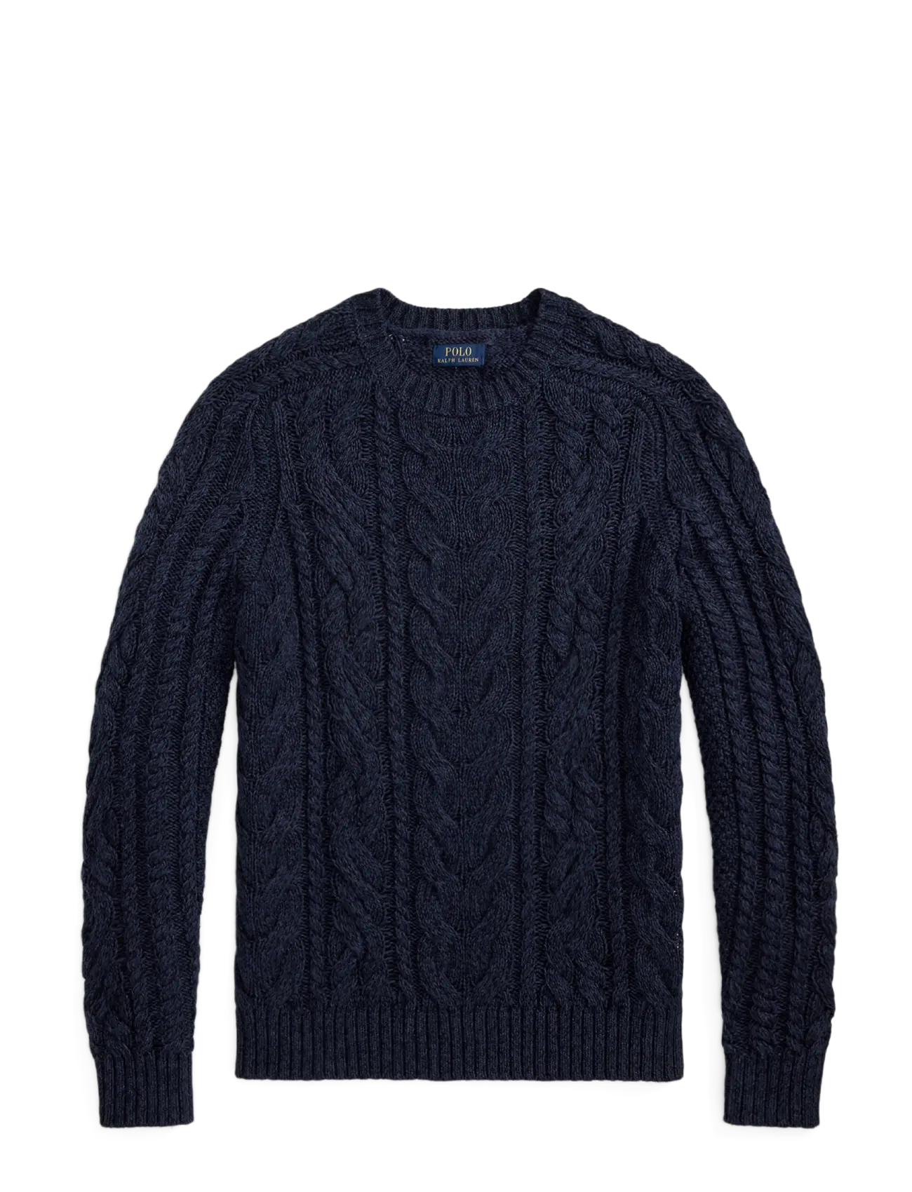 Polo Ralph Lauren COTTON MARL-SWEATER-PULLOVER - Knitwear - NAVY COMBO / navy