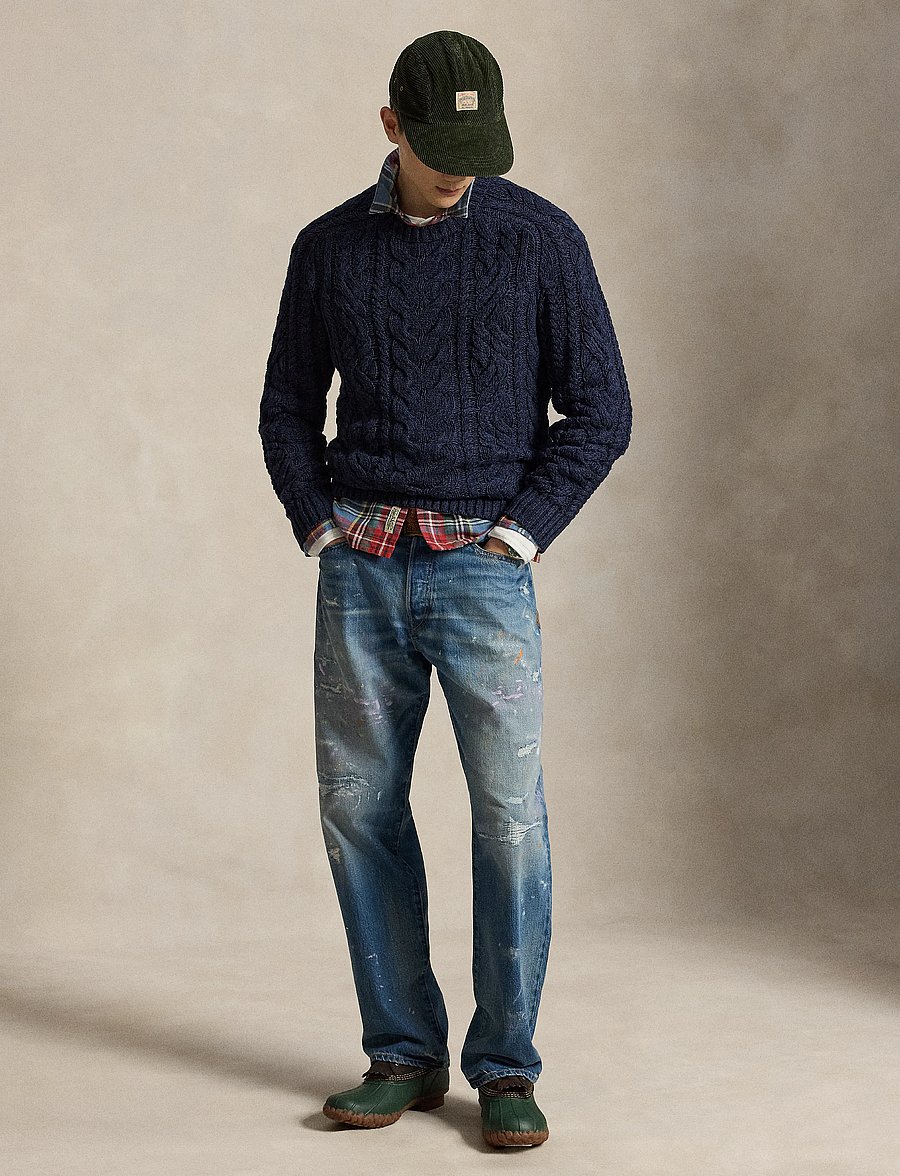 Polo Ralph Lauren - COTTON MARL-SWEATER-PULLOVER - rundhals - navy combo - 0