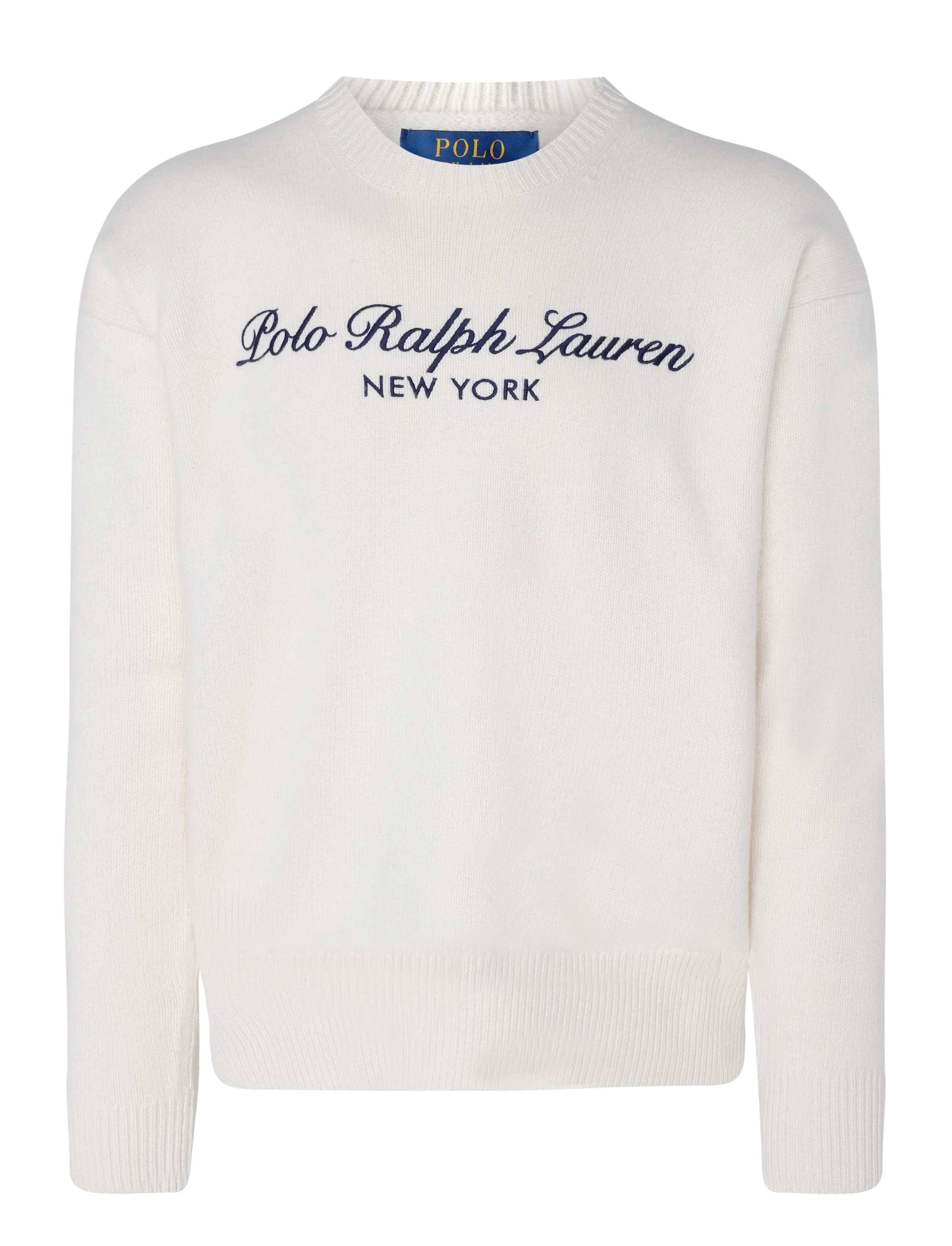 Polo Ralph Lauren 2/16 WOOL COTTON-SWEATER-PULLOVER - Preppy - ANDOVER CREAM / cream