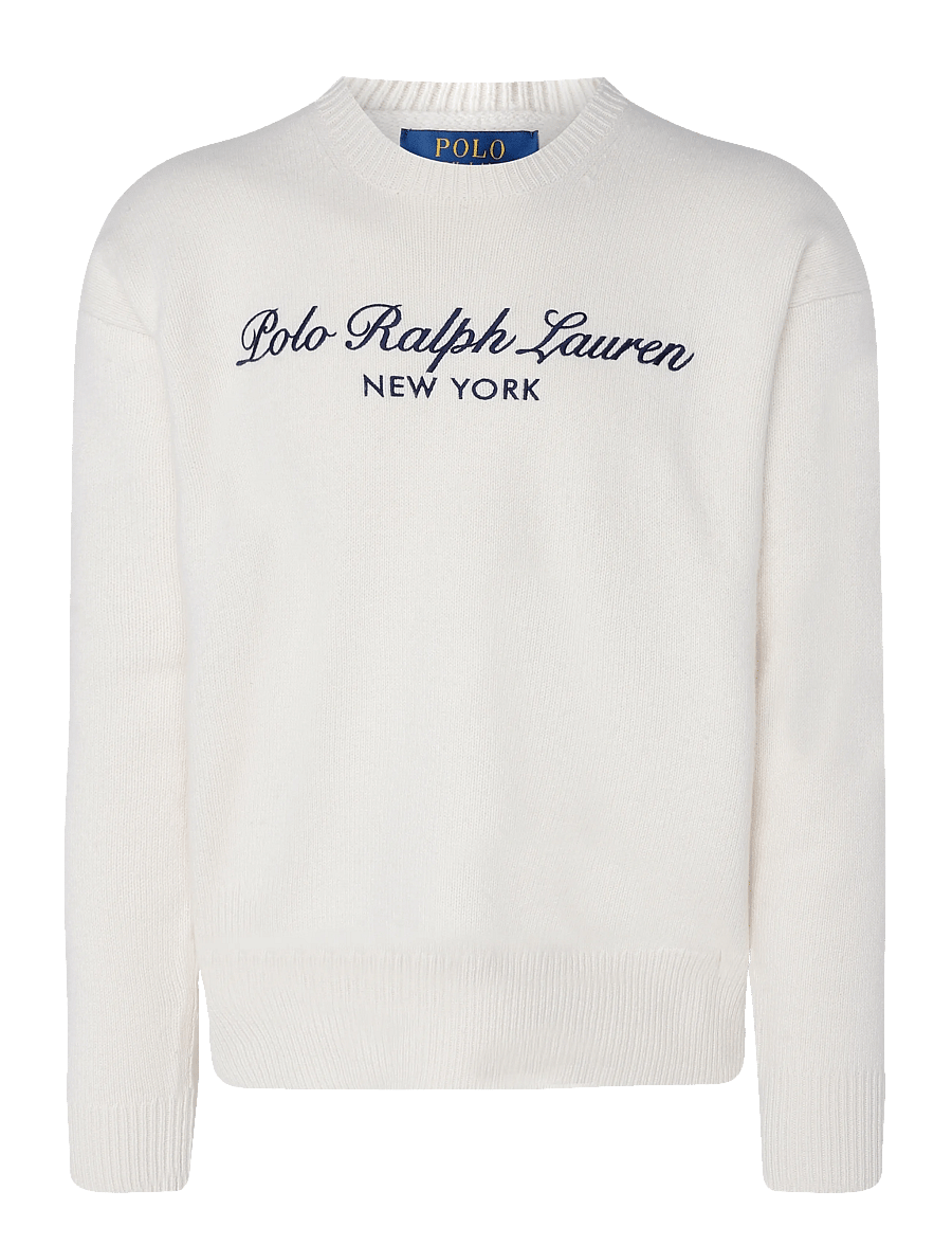 Polo Ralph Lauren - 2/16 WOOL COTTON-SWEATER-PULLOVER - knitted round necks - andover cream - 0