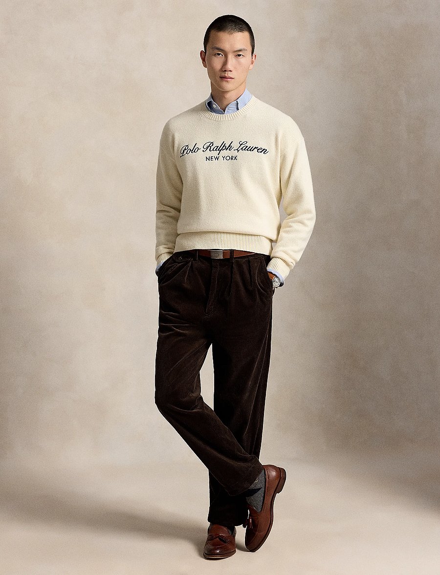 Polo Ralph Lauren - Relaxed Fit Wool-Cotton Sweater - rundhals - andover cream - 5