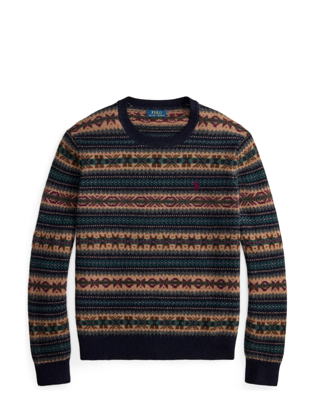 Polo Ralph Lauren Fair Isle Wool Sweater - Strickmode - NAVY COMBO / navy